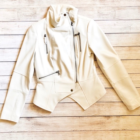 G.I.L.I. Leather Peplum Moto Jacket - Picture 1 of 7